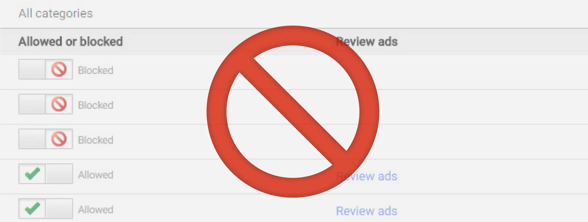 Google adds new AdSense blocking categories