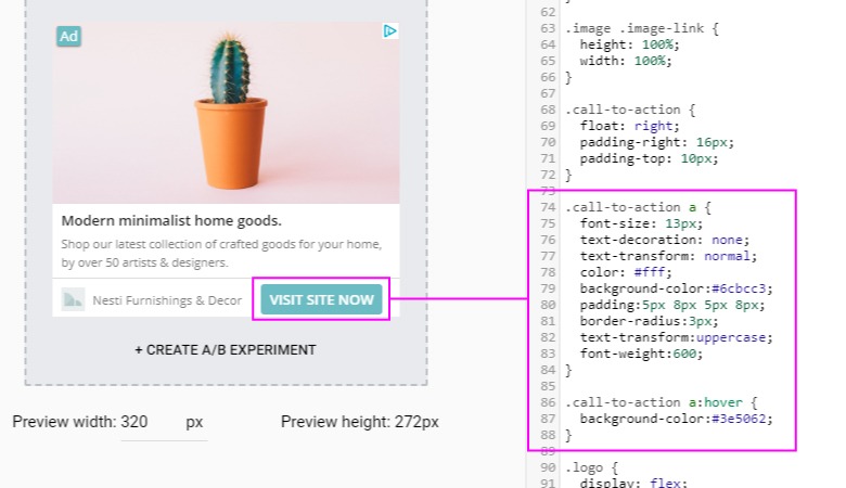 Native Ads Css Changes