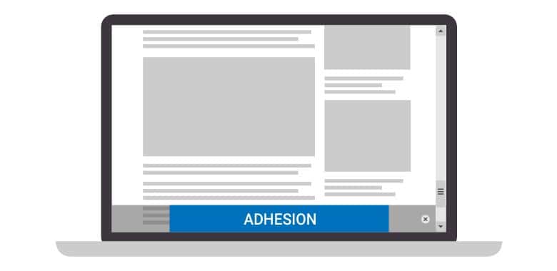 Adhesion Ads
