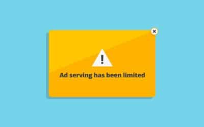 AdSense Ad Serving Has Been Limited: What You Can Do